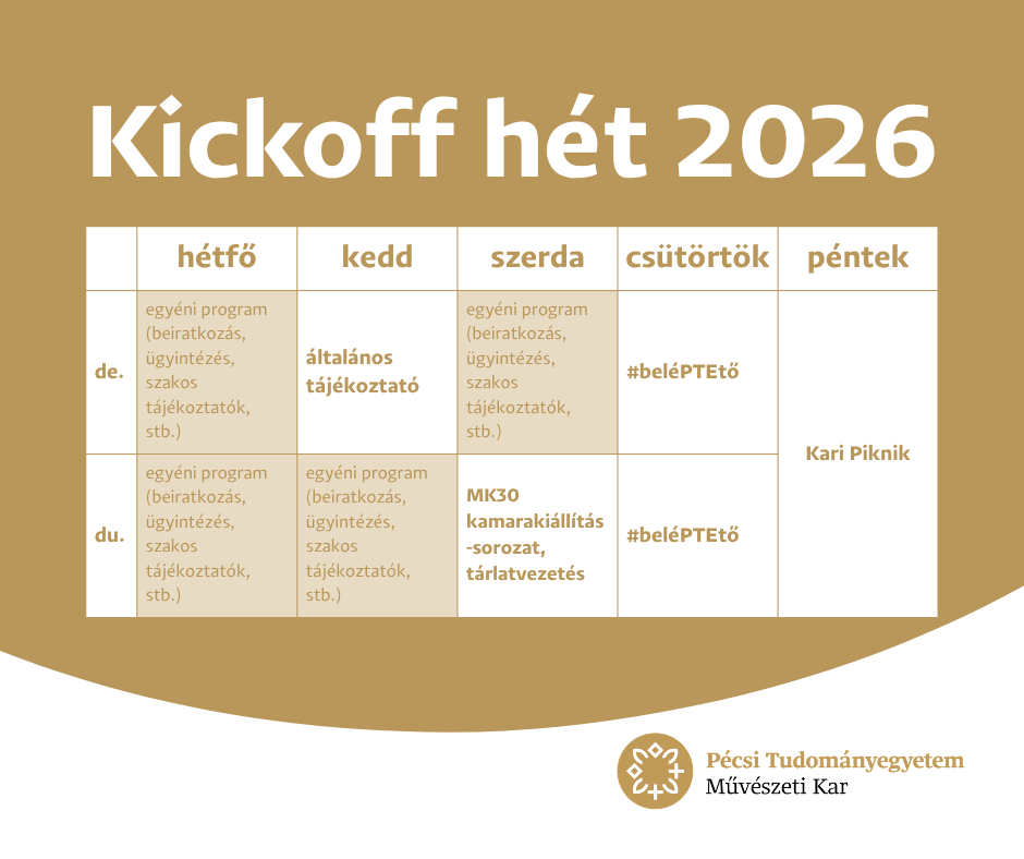 kickoff hét 2026 órarend