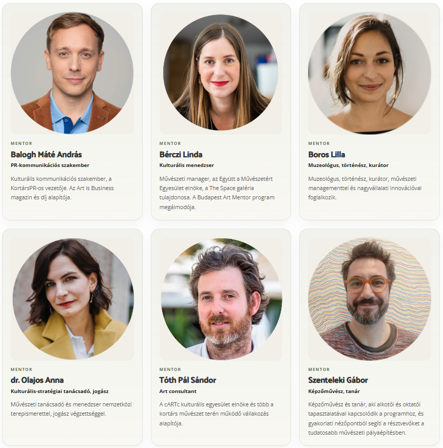Meghosszabbításra került a Budapest Art Mentor Program felhívása a 2026/27-es tanévre. 