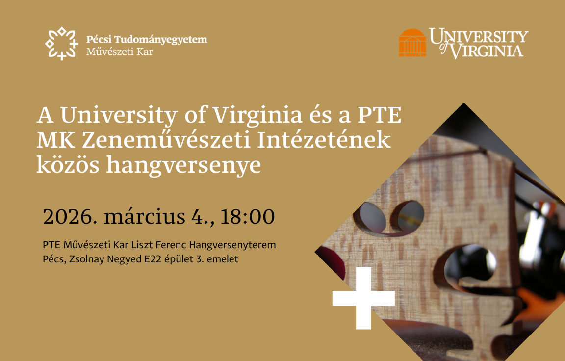 A University of Virginia és PTE MK Zeneművészeti Intézetének közös hangversenye