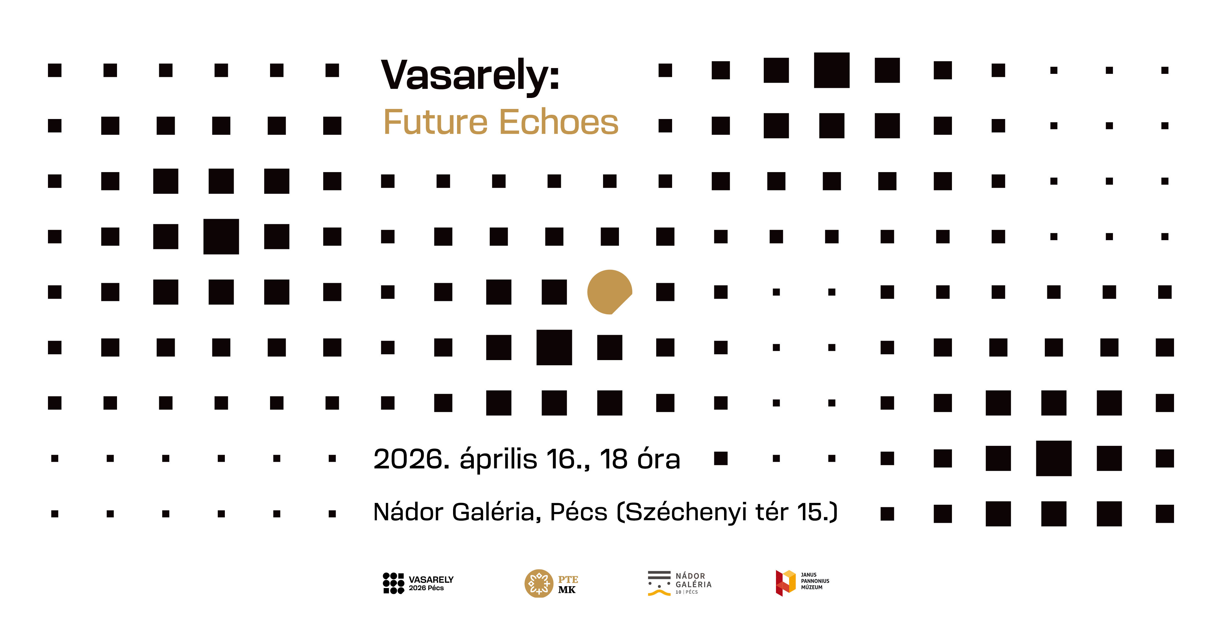 Április 16-án nyílik a Vasarely: Future Echoes kiállítás