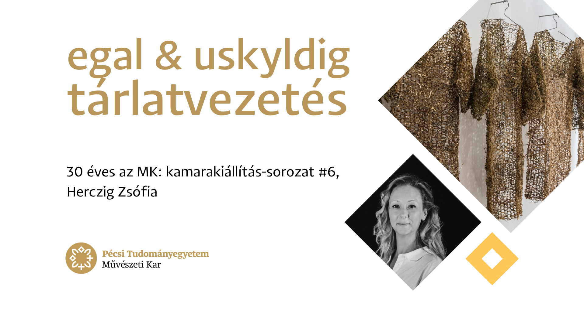 Herczig Zsófia tárlatvezetése: egal & uskyldig