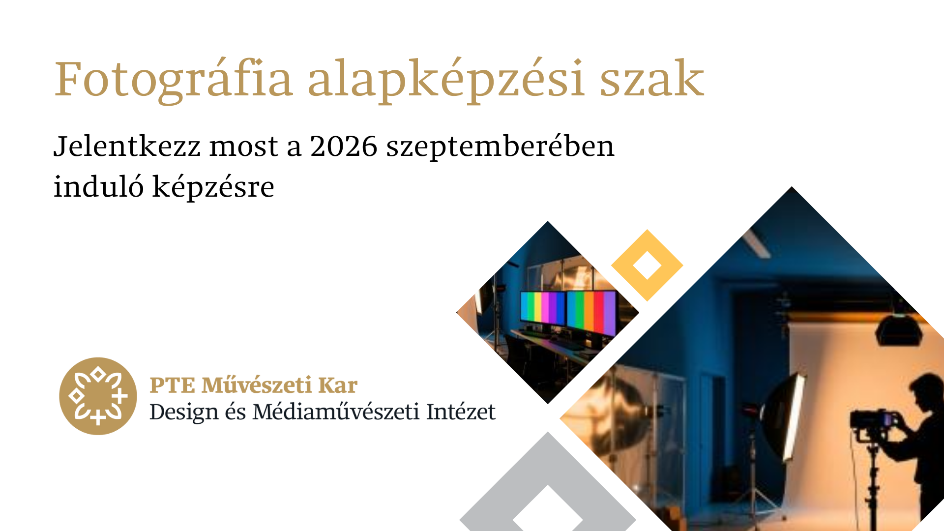 PTE MK Fotográfia alapképzési szak