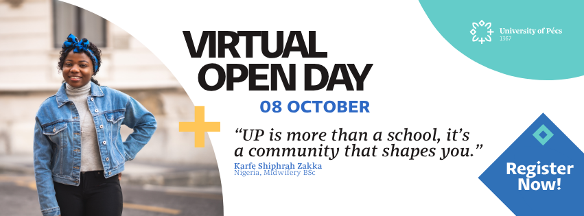 Join us for our Virtual Open Day on 8 October and explore everything you need to know about studying in Hungary!