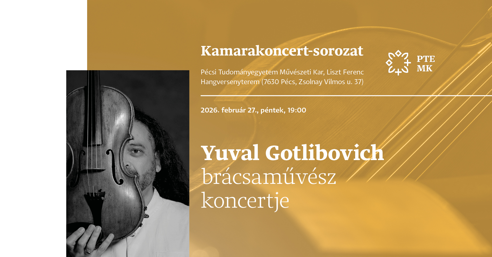 Yuval Gotlibovich brácsaművész koncertje